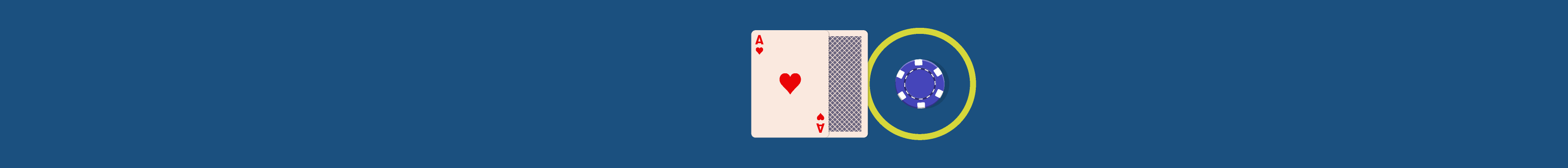 Blackjack with 10bet. A casino illustration with a stylized a 10bet logo.